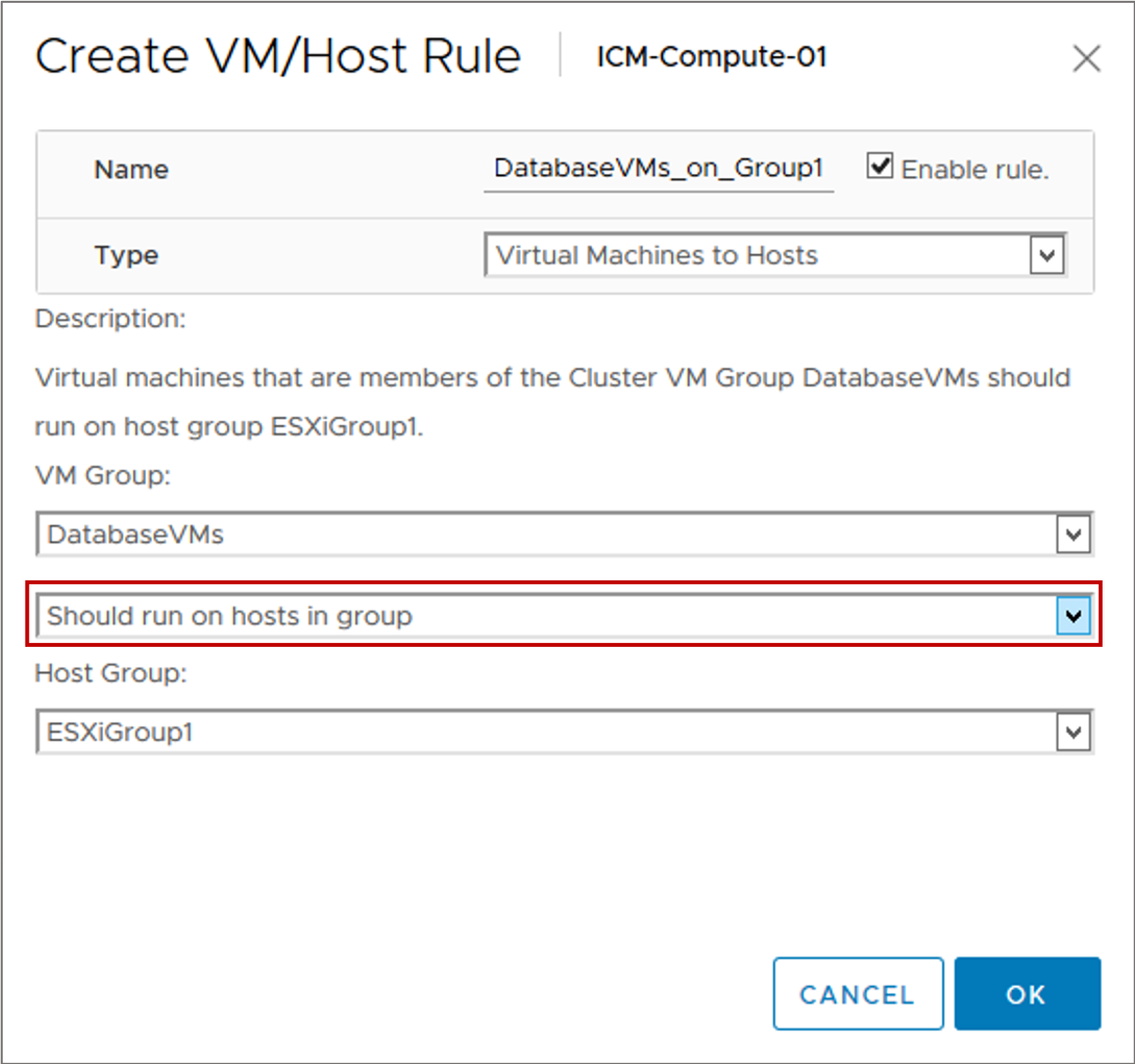 vSphere DRS